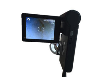 Small Video Dermatoscope Camera Skin And Hair Microscope High Image Resolution With 3 Inch LCD Rotable Screen