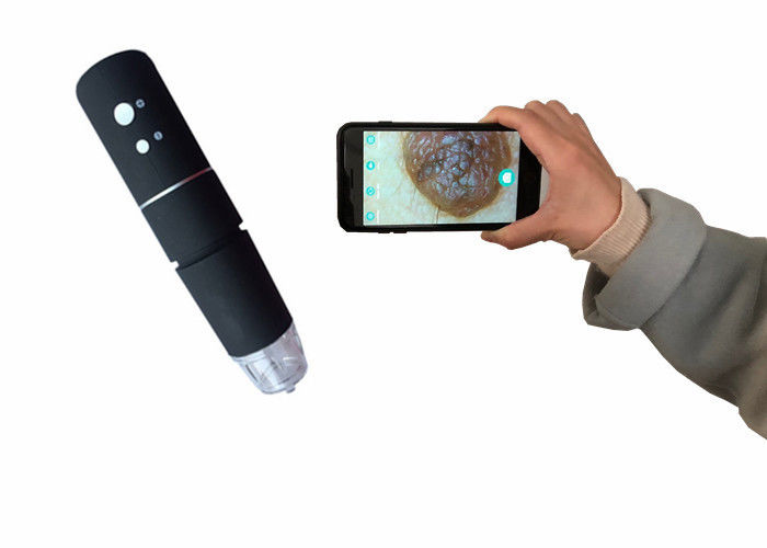 Handheld Skin And Hair Magnifier Dermatoscope With Wifi Connection For