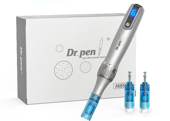 6 Speeds For Commercial Home Micro Derma Pen With Titanium Stainless And Auto-stop Function