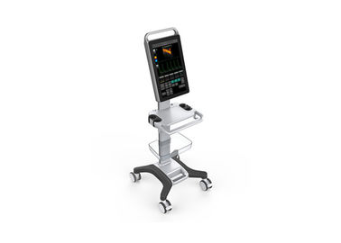 2. 0MHz～10. 0MHz  18.5 Inch Full Touch Screen Trolley Color Doppler Machine With Video Output