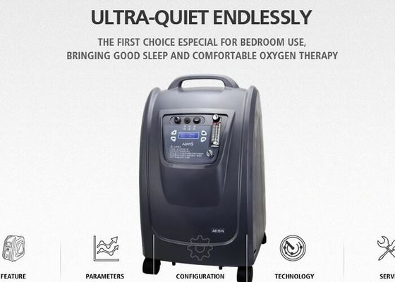 10L Flow Rate 220V Oxygen Concentrator Humidifier With Heat Balance System SPO2 Optional
