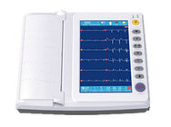 Touch Display , 12 Leads ECG Monitoring System 12 Channel Format Recording