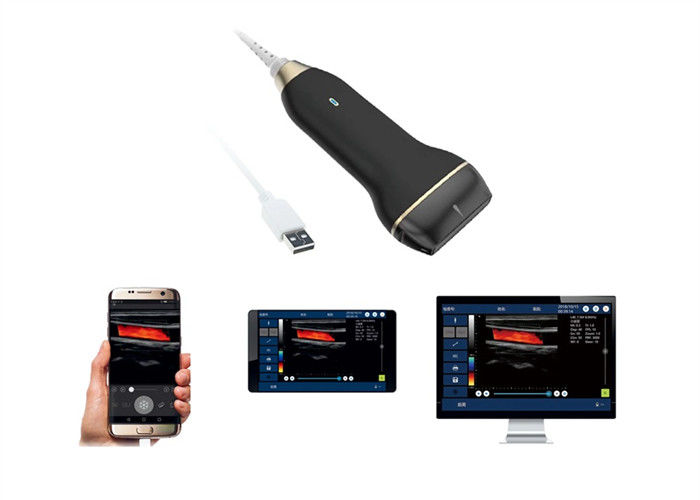 USB Ultrasonic Transducer Probe Handheld Ultrasound Scanner Wireless Only 150g Weight