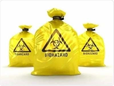 5 Mil 86 Cm X 70cm Disposable Trash Biohazard Garbage Bags