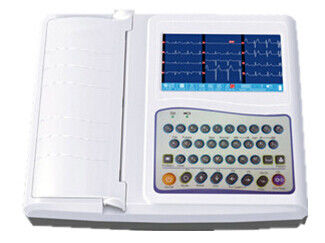 12 Channel Digital ECG Monitor  7 Inch Color LCD