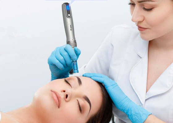 Alloy Material Derma Pen 6 Speed Levels For Skin Tightening And Brightening