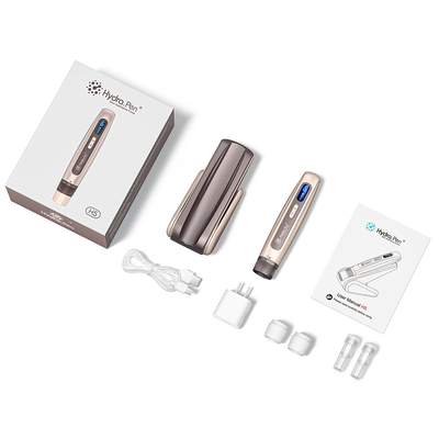 Original Brand Hydra Pen H5 MicroNeedling Derma Pen with EMS Adjustable Serum Output MTS Reduce Scars Fine Lines Wrinkles