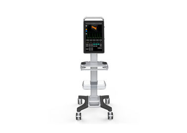 2. 0MHz～10. 0MHz  18.5 Inch Full Touch Screen Trolley Color Doppler Machine With Video Output