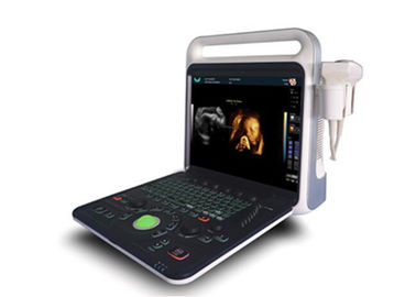 4 D 15 Inch LED Diagnostic Color Doppler Ultrasound Scanner With 2 Probe Connector