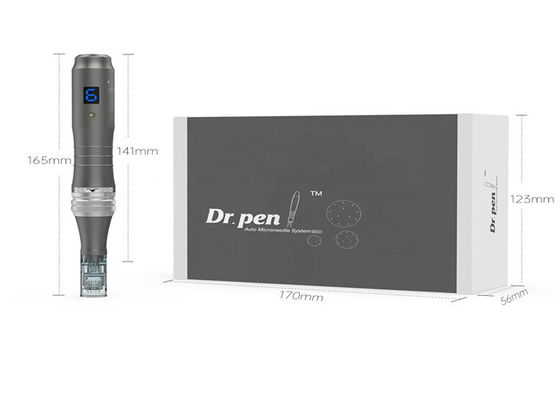 Electric 6 Speeds Micro Needling Pen with Digital Screen Display 0-2.5mm Adjustable Needle Length