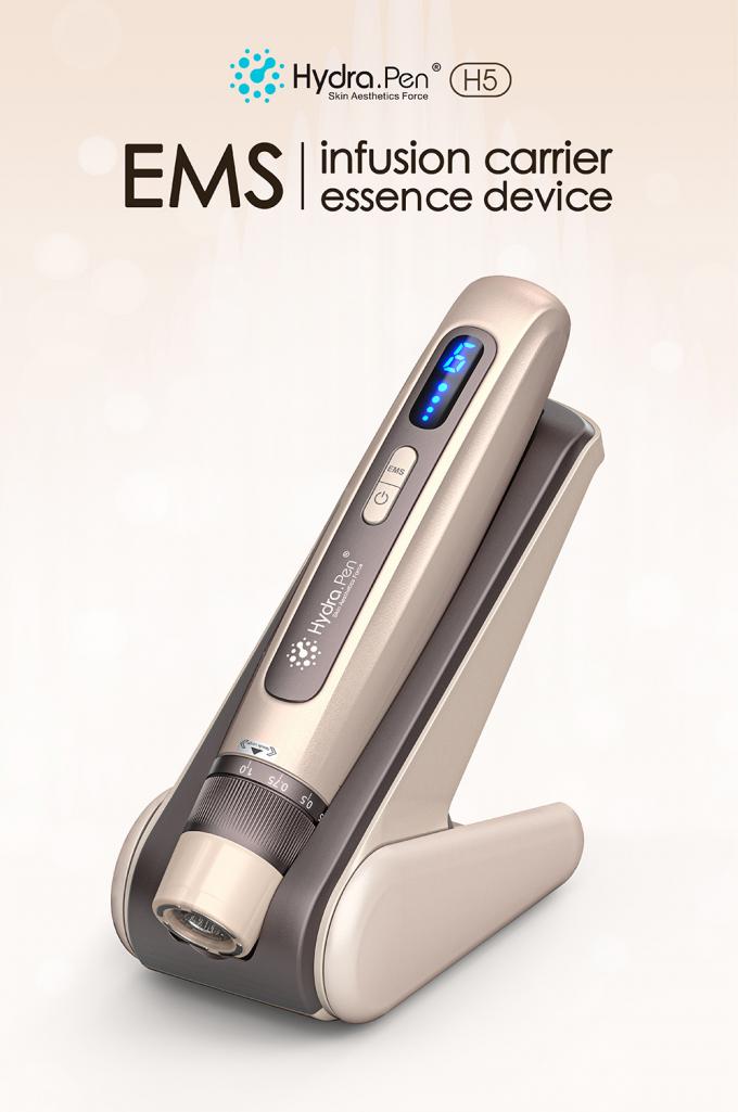 Latest 4-Pole EMS Automatcal Serum Applicator Hydra Pen H5 Face Skin Derma Microneedling Pen Essence Collagen Regeneration 1